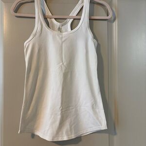Lululemon Athletica Classic White Tank Top